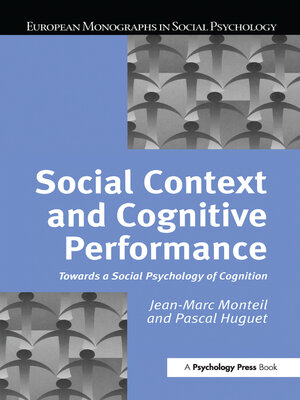 cover image of Social Context and Cognitive Performance